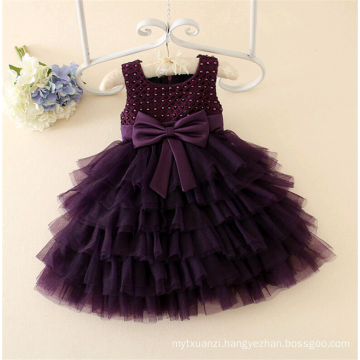 high quality baby gown kid party wear dress